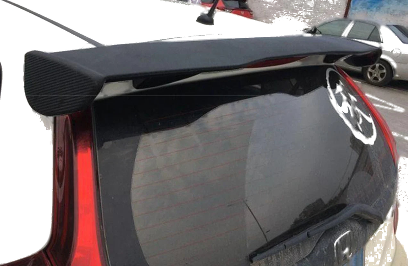 Honda Fit Jazz Hatchback Factory Style Rear Fiber Spoiler Wing (2014-2019)