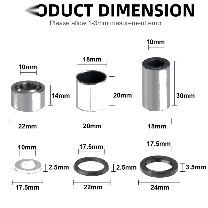 Honda Sportrax TRX400EX 2 x Front Shock Bushing (1999–2004)