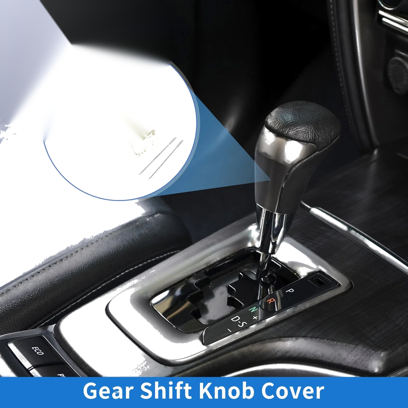 Toyota CH-R Gear Shift Knob Cover Black Carbon Fiber Beige (2017–2021)