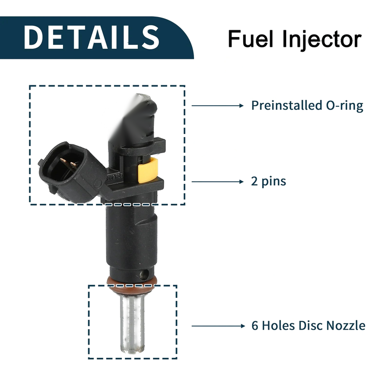 Mini Cooper R56 (2006-2012) 1.6L 4 x Fuel Injectors