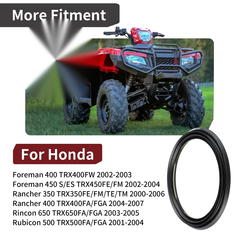 Honda Foreman Rubicon 500 TRX500FA TRX500FGA Front Brake Drum Seal (2001–2004)