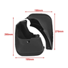 Toyota Corolla Mud Flaps Set Black (1993-1997)
