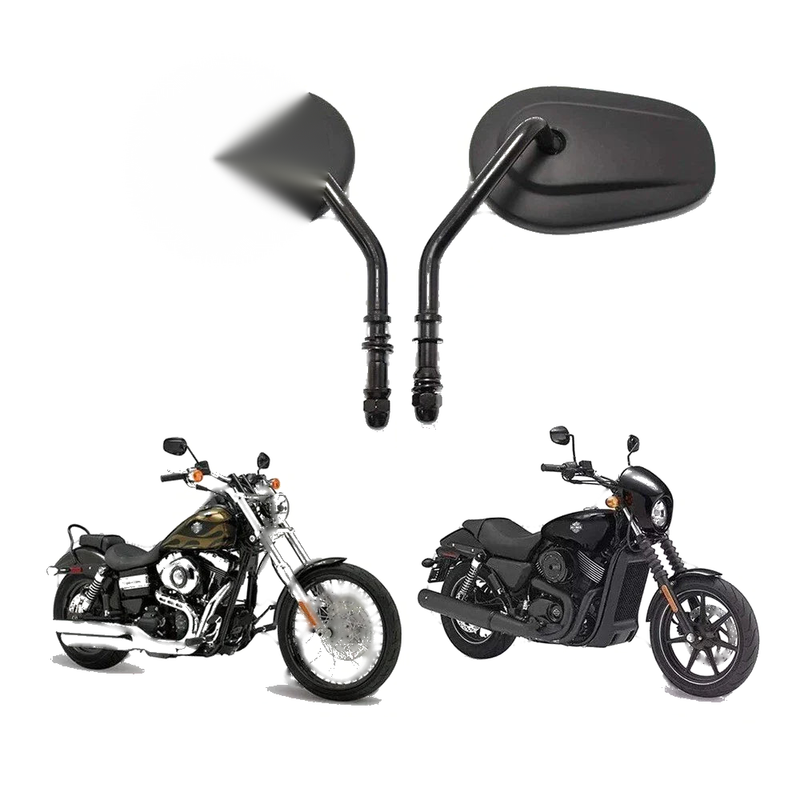 Harley Sportster 883 1200 48 Iron Black Motorcycle Mirrors (2004-2023)
