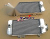 Kawasaki KXF250 KX250F Aluminum Radiator & White Hose (2009-2011)