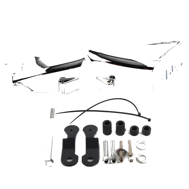 Harley Dyna Mid Frame Air Deflector Trim Heat Shield Cover (06-17)