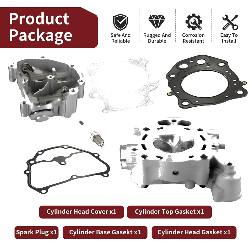 Honda Rancher Cylinder Head & Cover Valves Top End Gaskets (2009–2024)