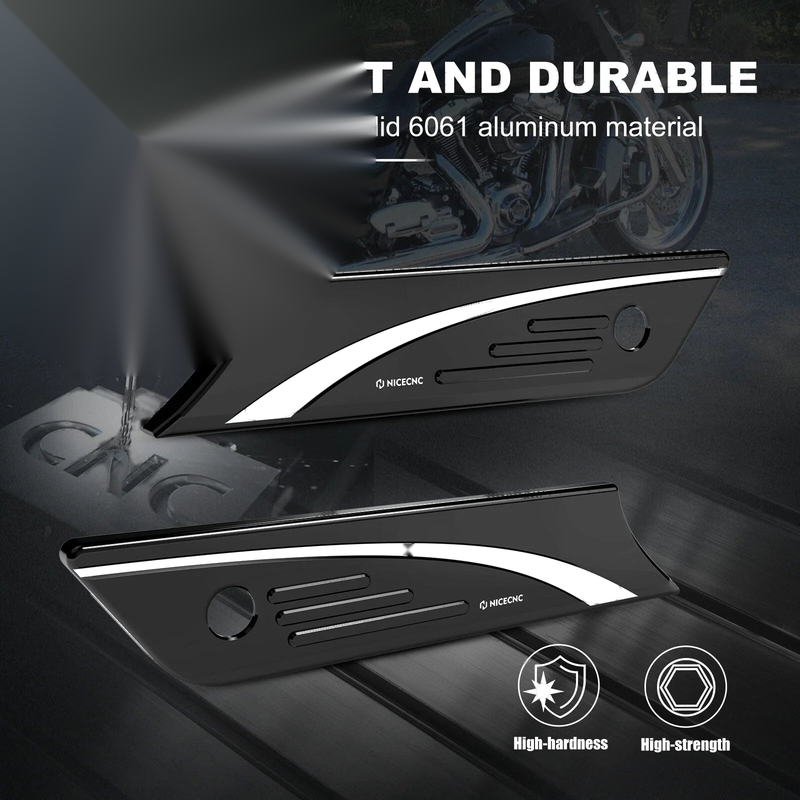 Harley Ultra Limited FLHTK Saddlebag Latch Covers (2014-2023)