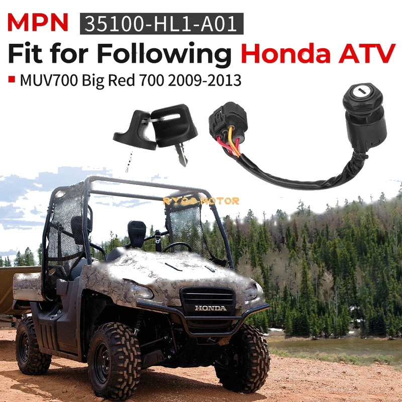 Honda MUV700 2 x Ignition Switch (2009–2013)