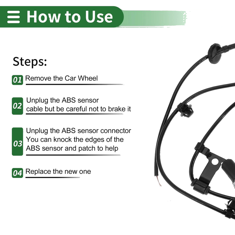 Mitsubishi Galant ABS Wheel Speed Sensor Set (2004-2012)