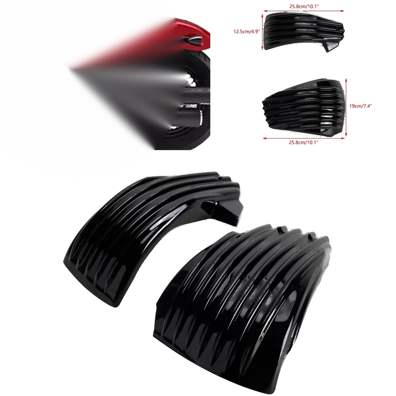 Harley Softail Heritage Classic FLHC Street Bob FXBB Battery Side Covers (2018)