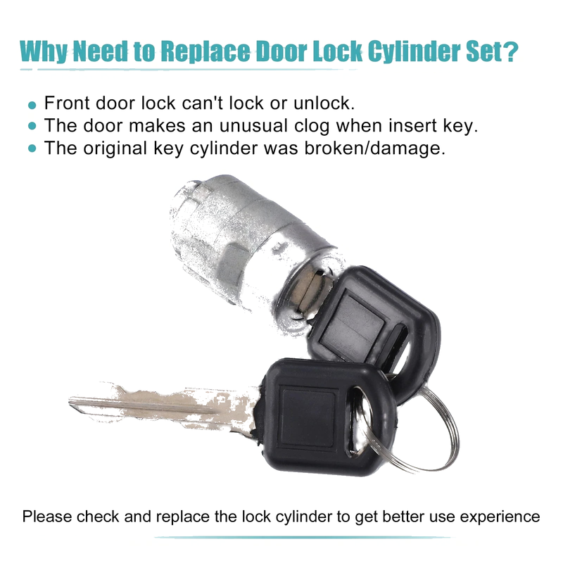Chevrolet GMC Door Lock Cylinder (Fits Driver/Passenger Side)
