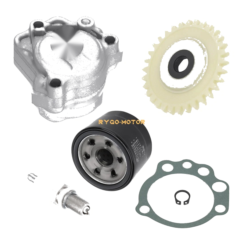 Yamaha Raptor 660R Oil Pump Filter Cleaner Gear Gasket Spark Plug Kit (2001–2005)
