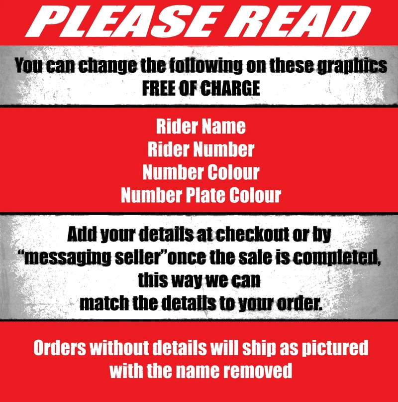Kawasaki KX 65 Decals Custom Graphics Kit (2000-2024)