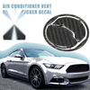 Ford Mustang (2015-2020) Black 3 x Dashboard Air Conditioner Vent Covers