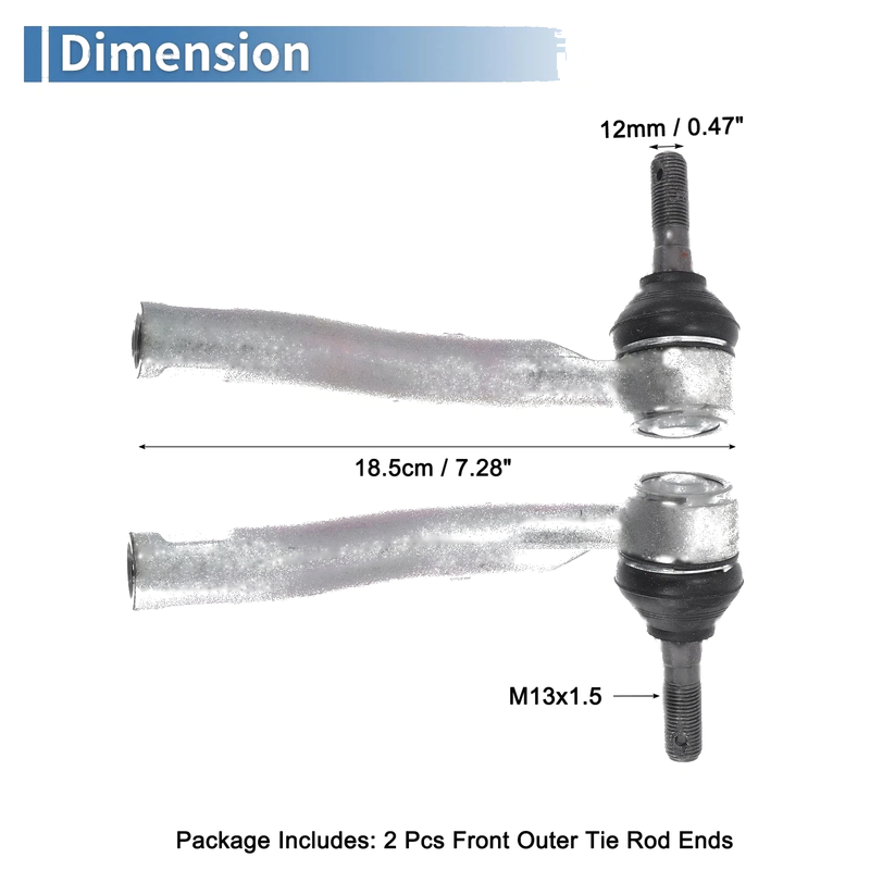 Toyota Prius Front Outer Tie Rod End Links (2001-2023)
