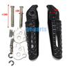 Honda CBR 1000RR Fireblade Black Rear Footrest Pegs (2004-2017)