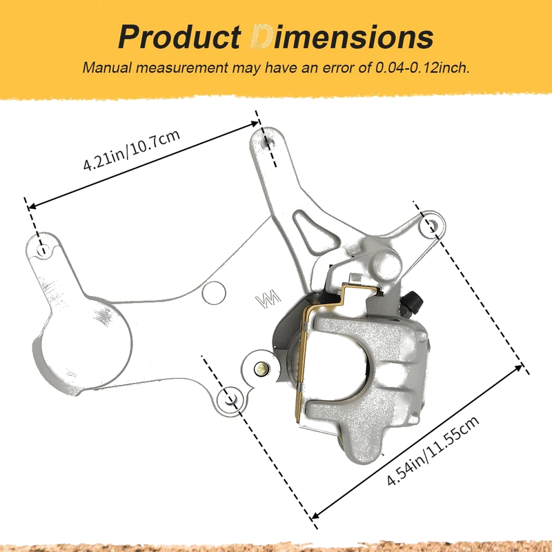 Honda CR125R CR250R Rear Brake Caliper w/pads (1997–1999)