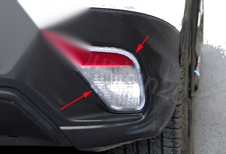 Mitsubishi Eclipse Cross Chrome Front Fog Light Covers (2017-2020)