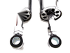 Harley Davidson FXSTB Softail Night Train Chrome Rear Shock Absorbers (1990)