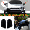 Toyota Corolla Glossy Black Mirror Cover Trim Cap (2020–2023)