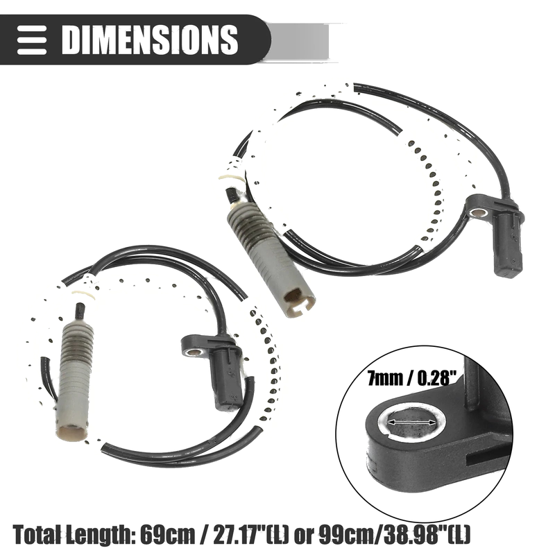 BMW 128i L6 3.0L E82 ABS Sensor (2008-2013)