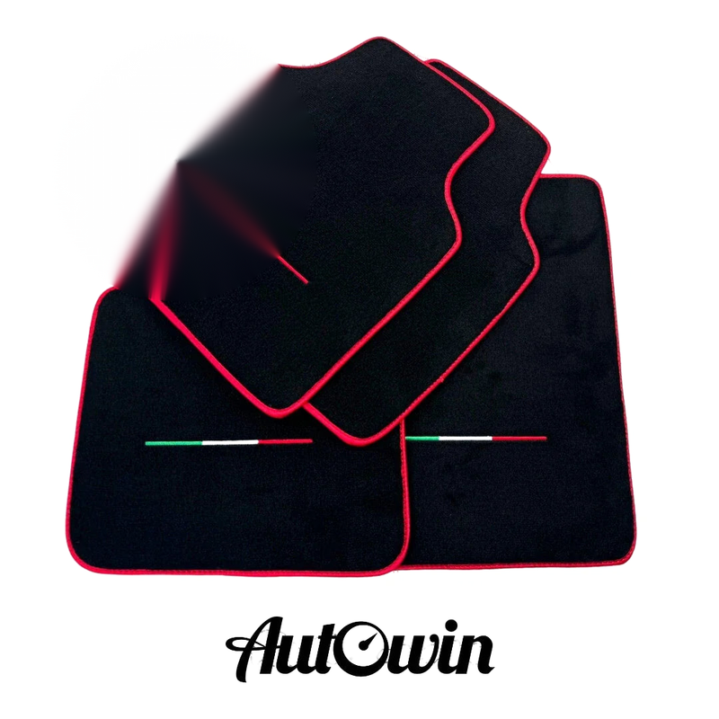 Ferrari Purosangue (2023) - AutoWin Brand with Red Trim Black Floor Mats