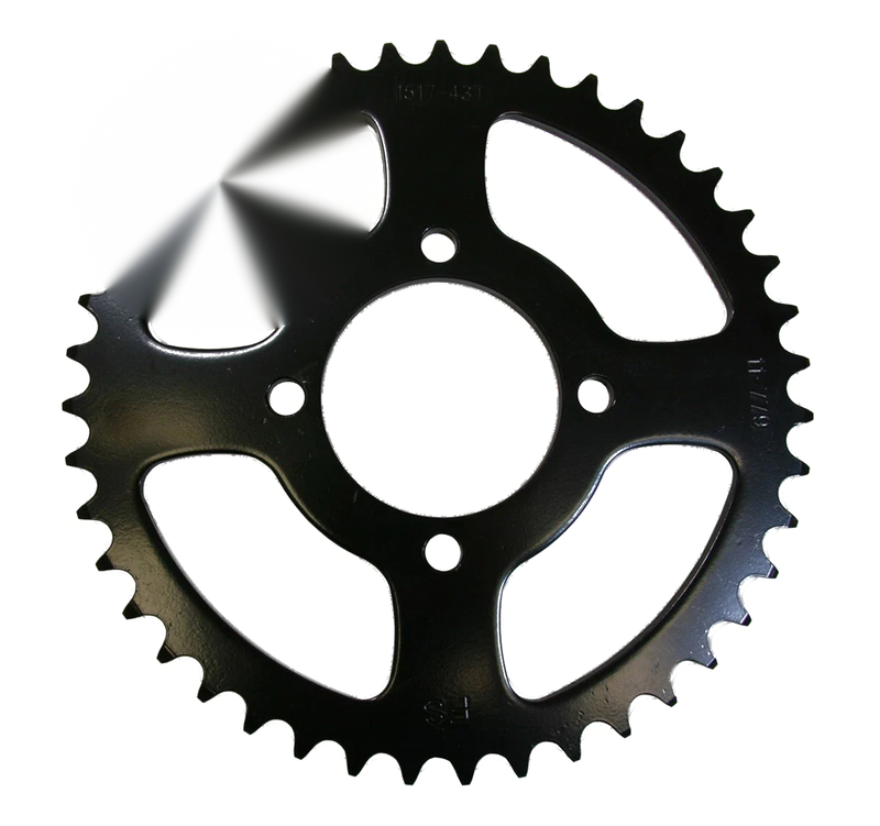 Kawasaki Mojave 250 Sprocket 43T Rear Steel (1987-2004)