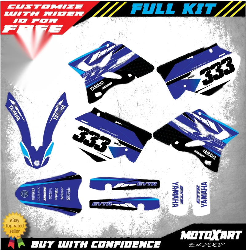 Yamaha YZ 250 (2011-2014) TORNADO Style Stickers Custom Graphics Decal Kit