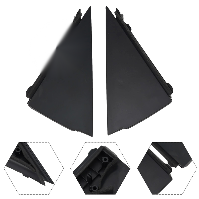 Hyundai i30 Hatchback 2 x Rear Door Molding Trim (2007–2012)