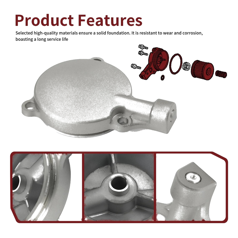 Honda Rancher 350 Oil Filter Cover & Oil Filter O-Ring (2000–2006)