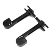 Harley Sportster XL 883 1200 Softail FXWG Black Stirrup Heel Foot Rest Pegs