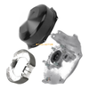 Honda Rubicon TRX500 Rear Brake Drum Hub Cover Seals (2001–2014)