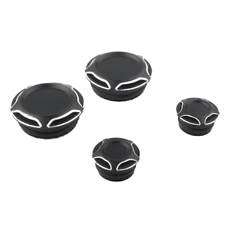 Ducati Scrambler 800 Black Frame Bar Screw Hole Dust Cap Cover (2015-2023)