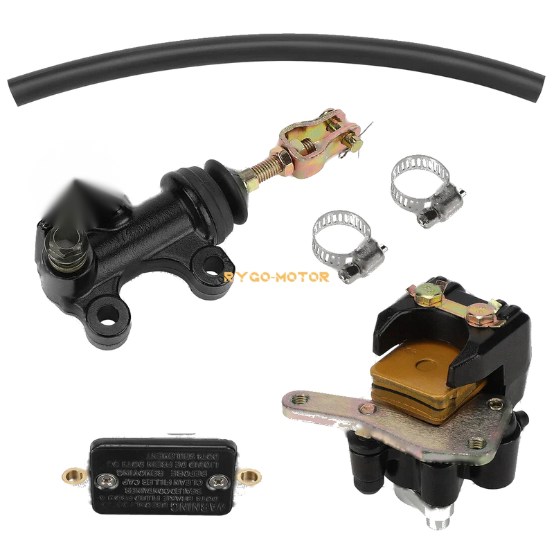 Honda ATC200X Rear Brake Caliper & Master Cylinder Assy (1983–1985)