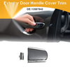 Chevrolet Malibu Exterior Door Handle Cover Trim Grey ABS (2016-2018)