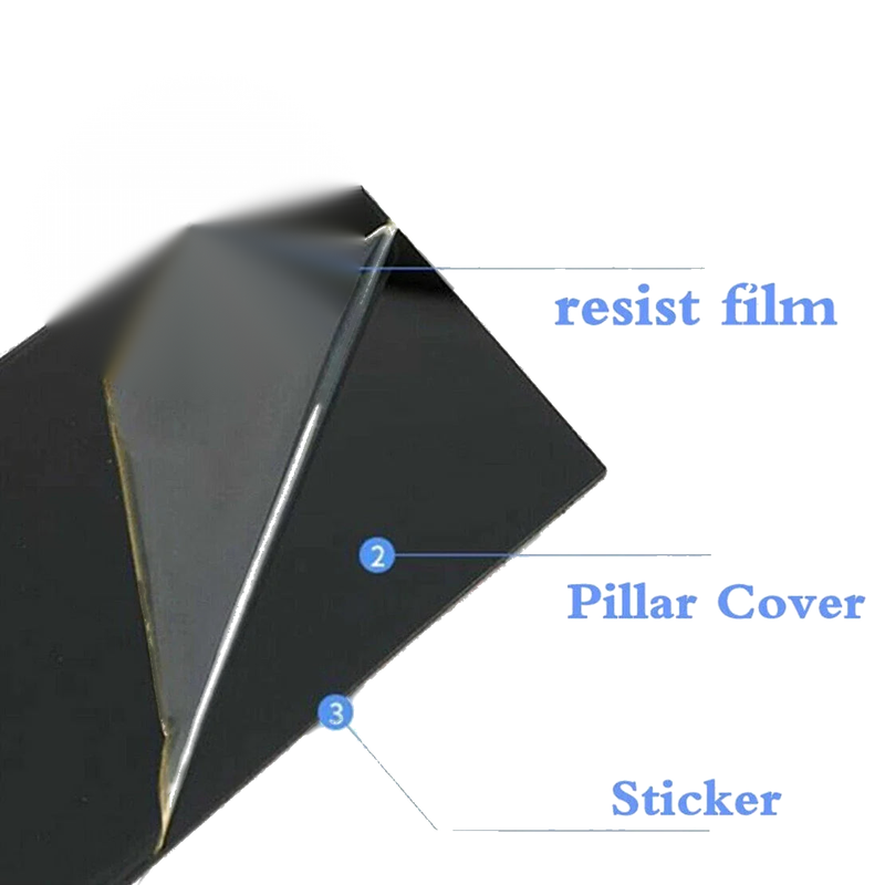 Acura TSX 6 x Door Window B C Pillar Trim Covers Glossy Black (2004-2014)