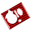 Dodge Challenger Red Carbon Fiber Headlight Switch Panel Cover (2008-2014)