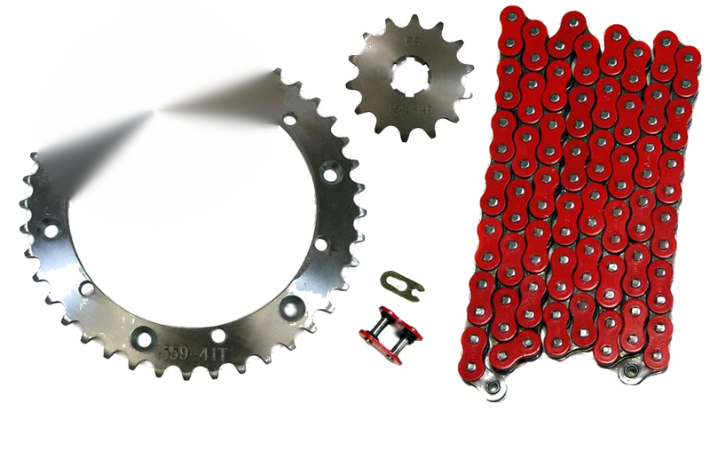 Yamaha Banshee 520x104 O-Ring Drive Chain & 14/41 Sprockets (1989–2006)