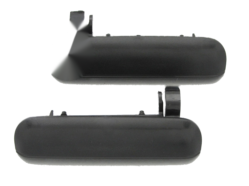 1995-2000 Toyota Tercel Soluna Black Rear Outer Door Handles (2 x)
