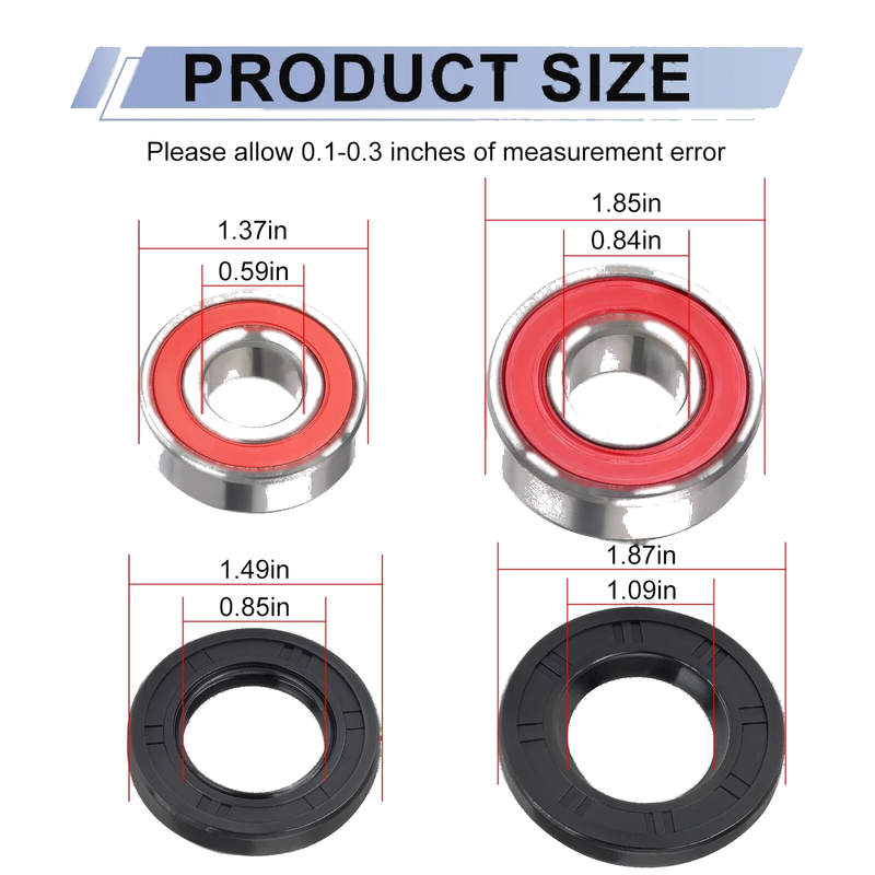Polaris Outlaw 450 / 500 / 525 IRS S Front Wheel Bearings Seals Kit