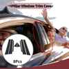 Nissan Teana 2002-2007 Black Left Right Door Pillar Window Trim