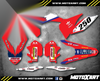 KTM SX 125 250 450 Active Style Custom Graphics Kit Stickers (2011-2012)