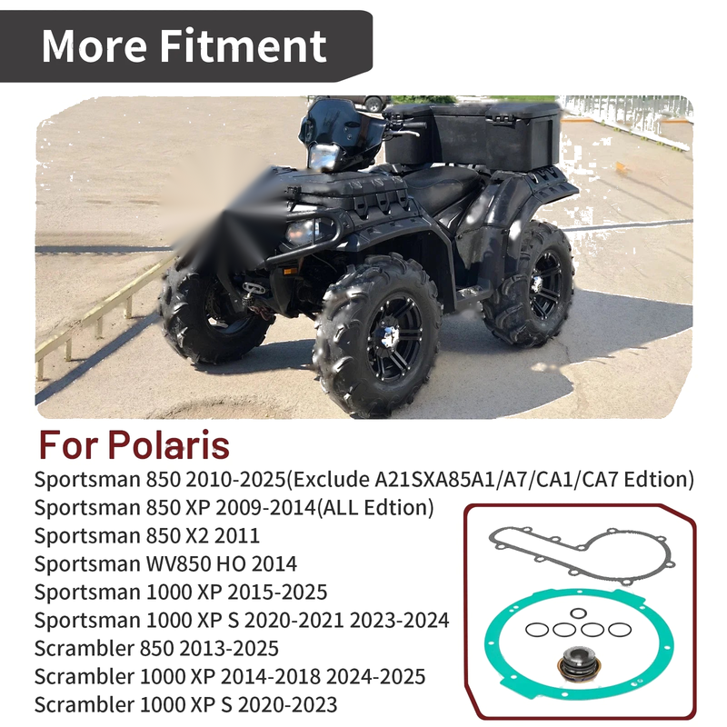Polaris Sportsman X2 850 Water Pump Repair & Seal Gasket Kit (2011–2014)