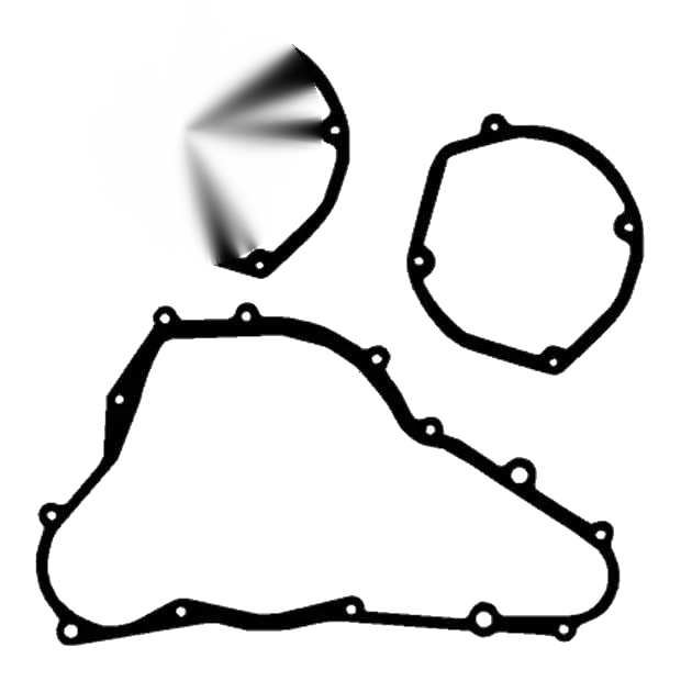 Suzuki RM250 RM 250 Clutch/Stator Cover Gaskets (1996–2000)