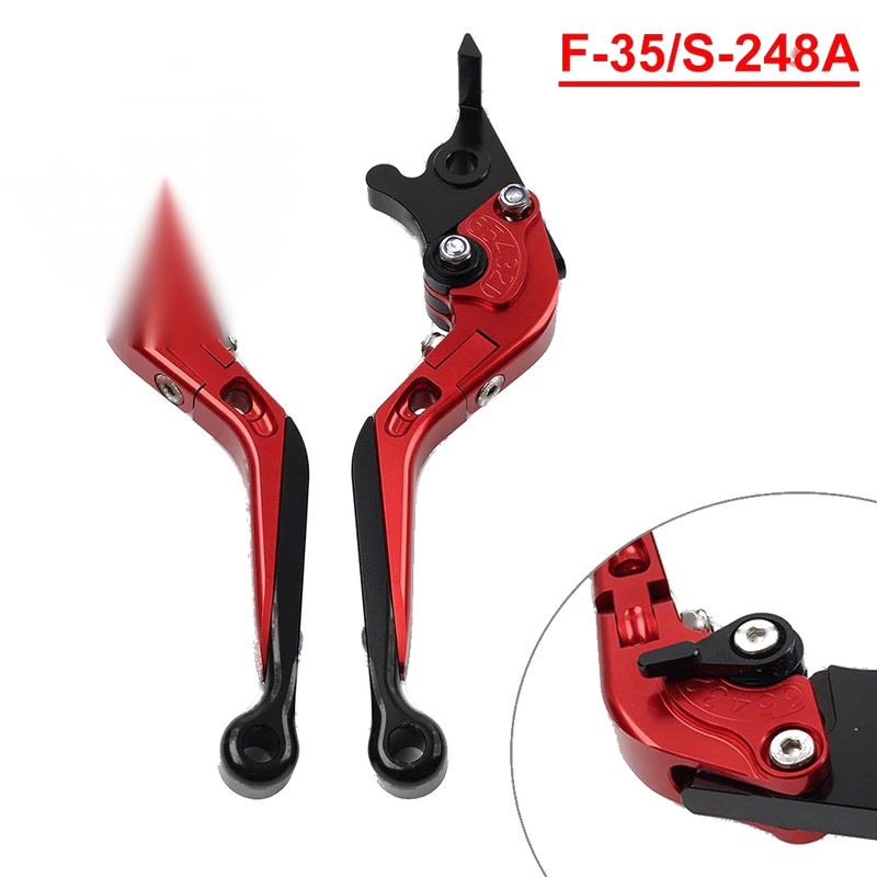 Suzuki GSXR600 GSXR750 CNC Folding Extendable Brake Clutch Levers (2004-2005)