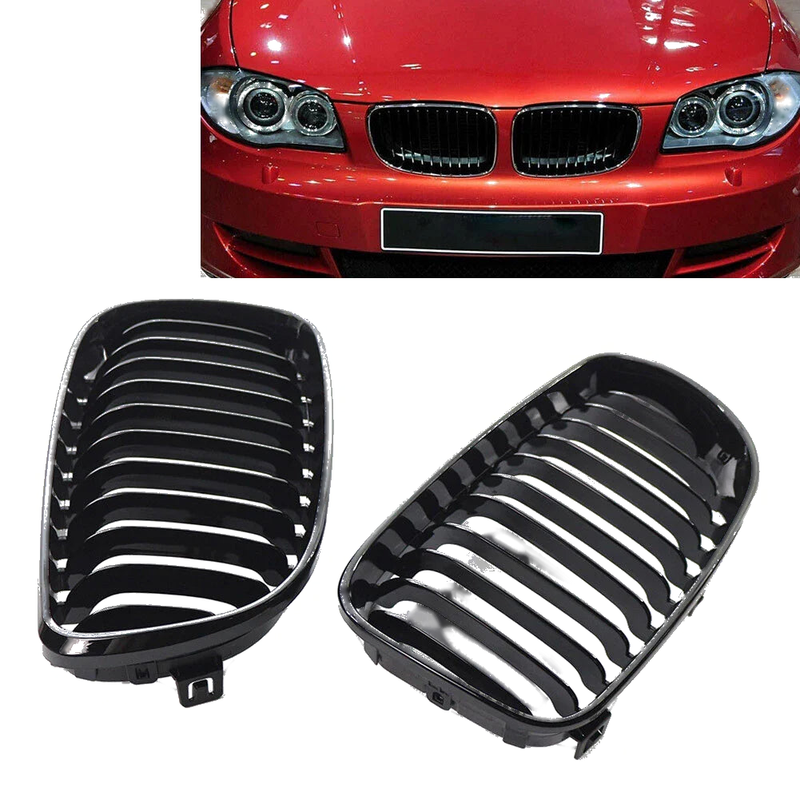 BMW E87 E82 1-Series Front Kidney Grilles (2006-2013)