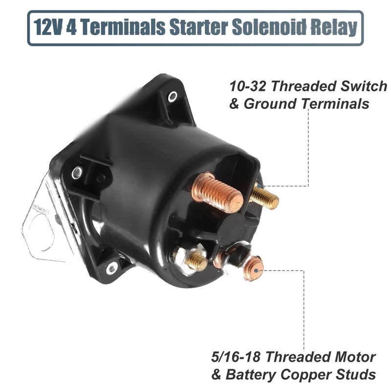 Ford E250 E350 F250 F350 Econoline Diesel Glow Plug Starter Relay (2000-2014)