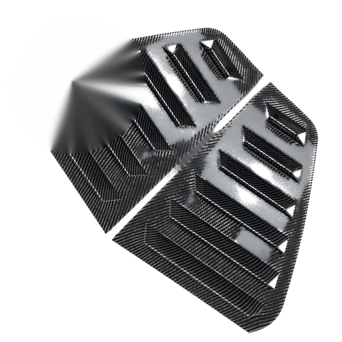 Volkswagen Golf MK6 Rear Window Side Vent Shutter Louvers (2008-2012)