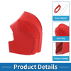 Toyota Camry Red Faux Leather Gear Shift Knob Cover (2018-2024)