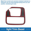 Honda N-BOX (2023) Silver Tone Front Row Light Trim Bezel